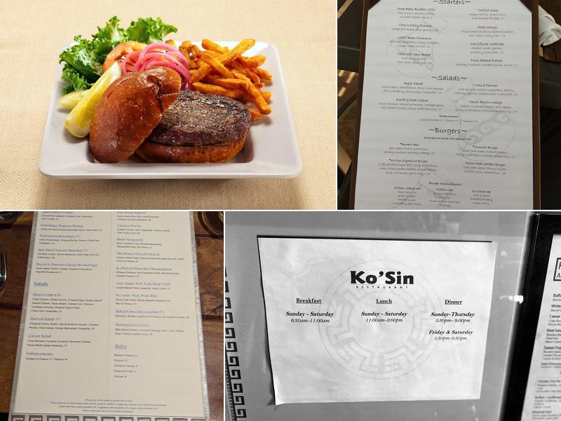 Ko'sin Menu