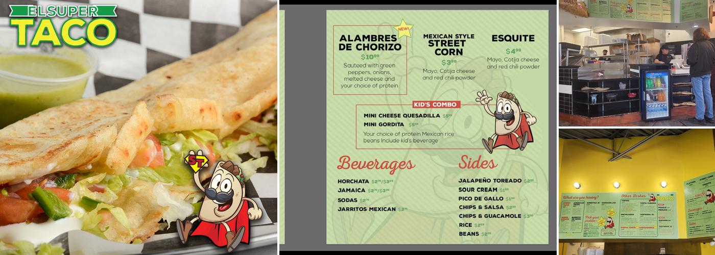 El Super Taco Menu