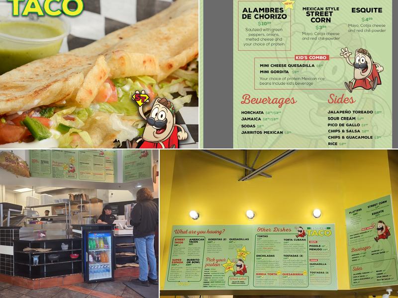 El Super Taco Menu