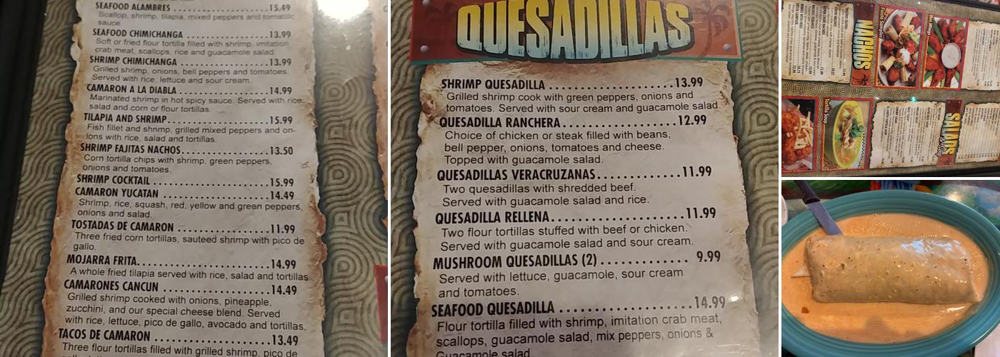 El Loro Mexican Grill Menu