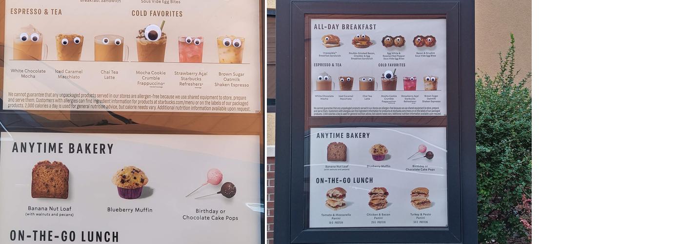 Starbucks Menu