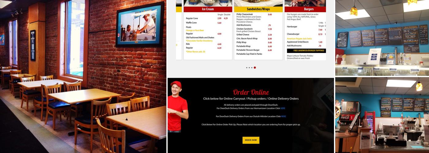 The King of Creams Menu