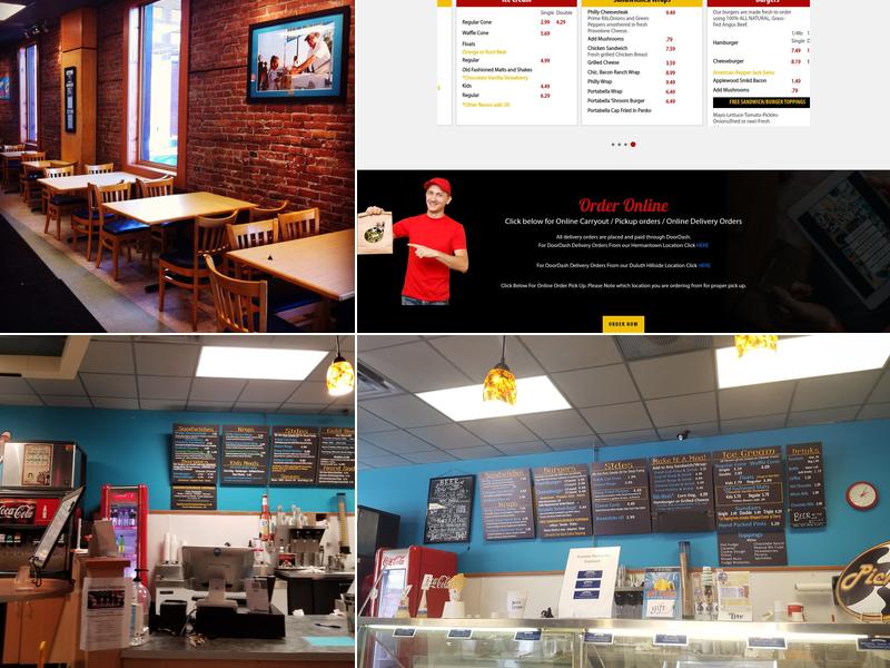 The King of Creams Menu