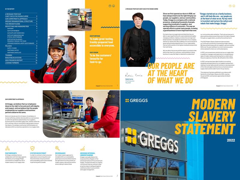 Greggs Menu