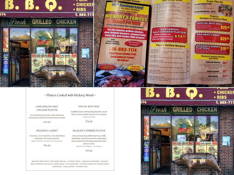Hickory's BBQ Grill Menu