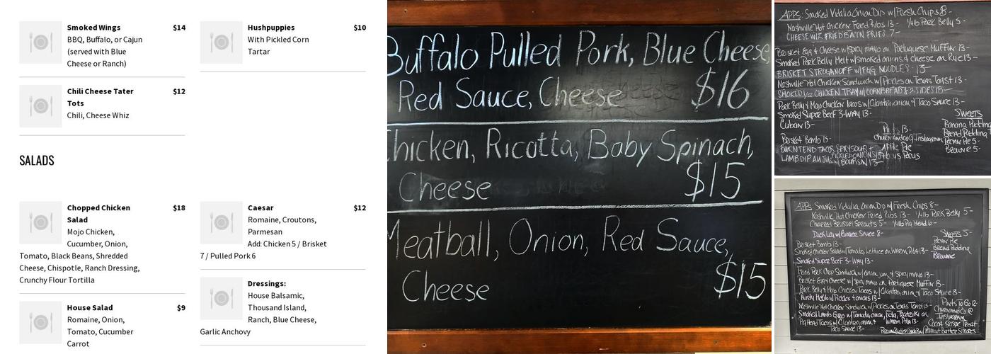 Rusty Can Menu