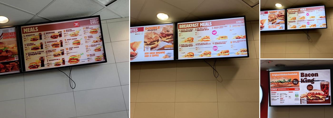Burger King Menu