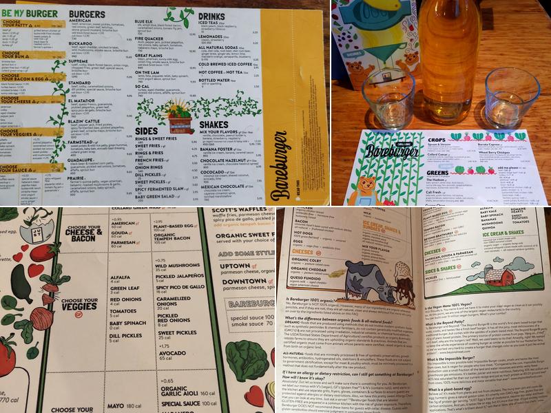 Bareburger Menu