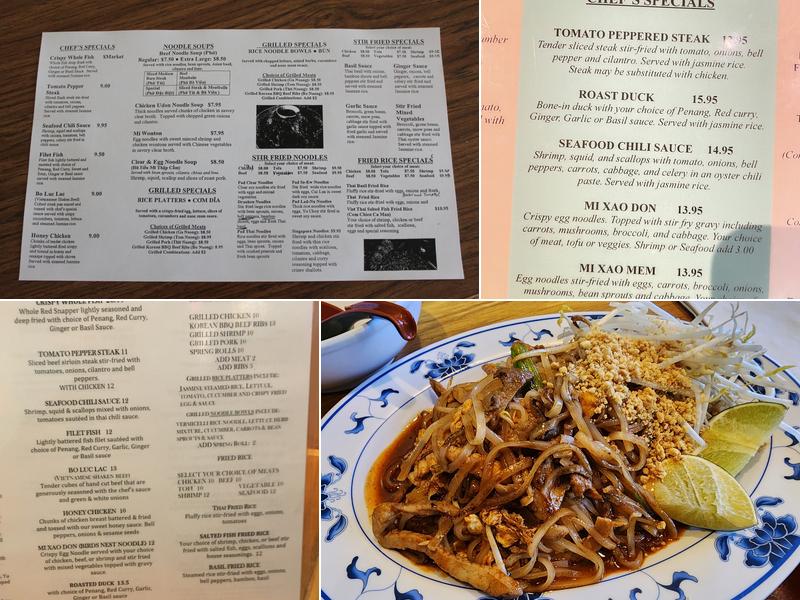 Viet Thai Cafe Menu