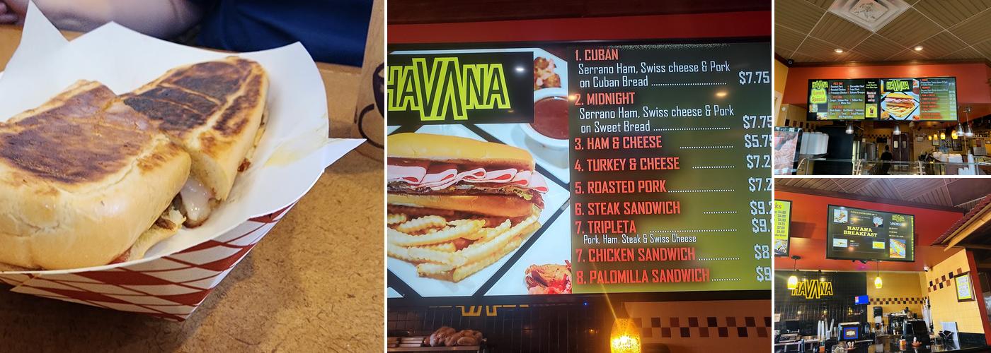 Havana Bistro Cafe & Bar Menu