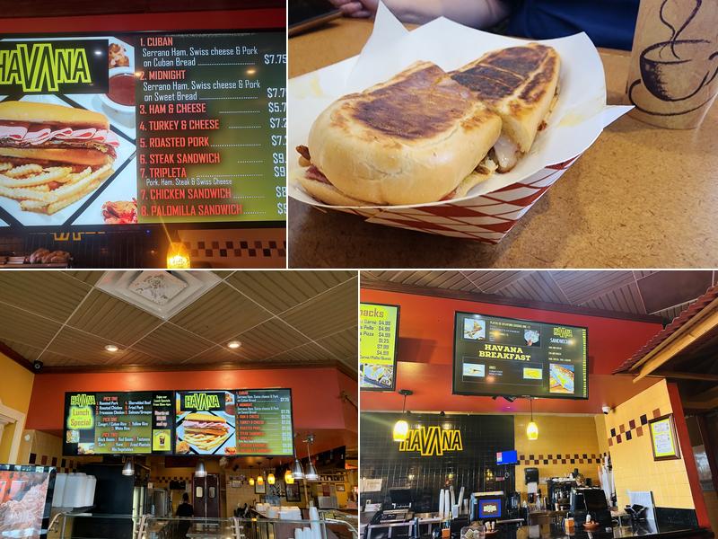 Havana Bistro Cafe & Bar Menu