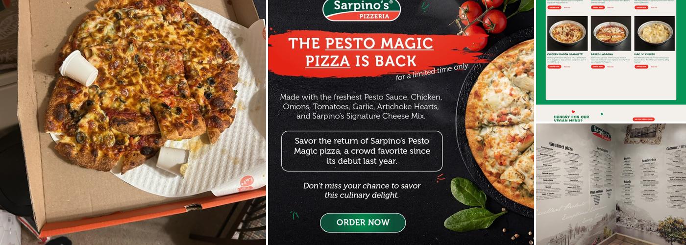 Sarpino's Pizzeria New Hope Menu