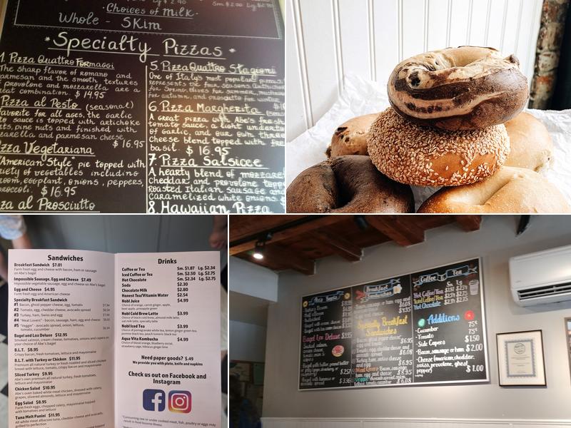 Abraham's Bagels Menu