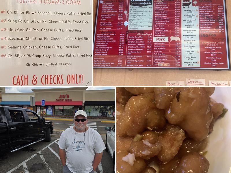 Jin's Chow Mein Menu