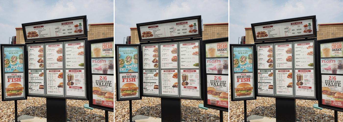 Arby's Menu