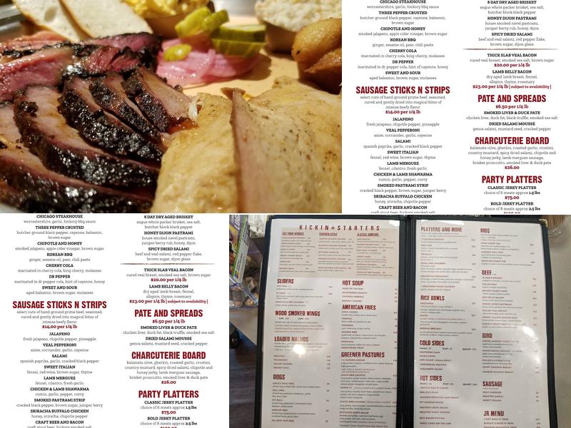 Graze Smokehouse Menu