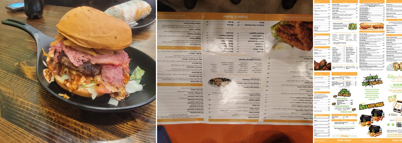 Holy Schnitzel (Cedarhurst) Menu