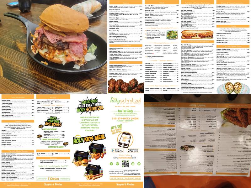 Holy Schnitzel (Cedarhurst) Menu