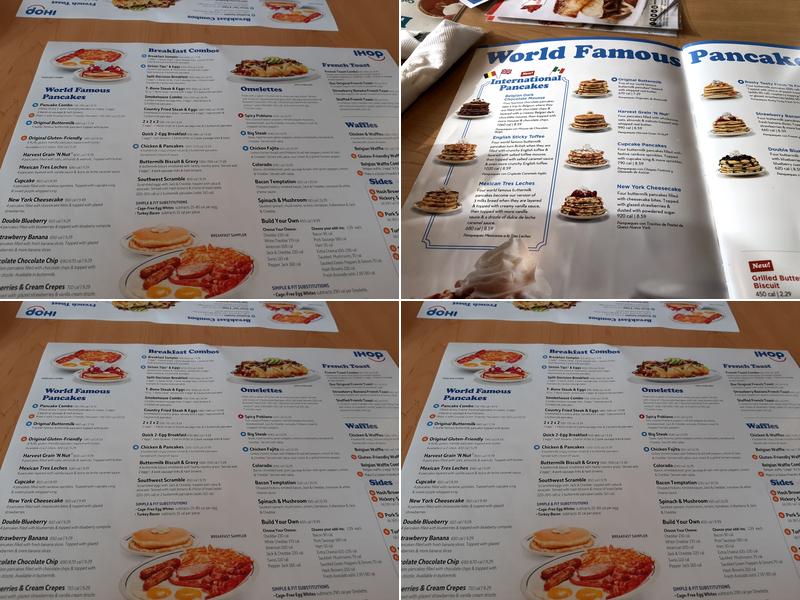 IHOP Menu