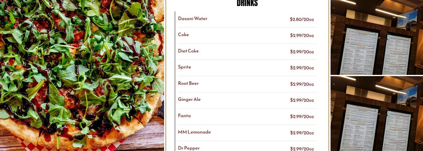 Stone Crust Pizza Menu