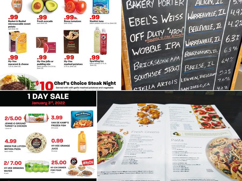 Hy-Vee Market Grille Menu