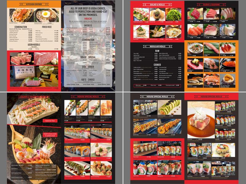 Kobe Japanese Restaurant Menu