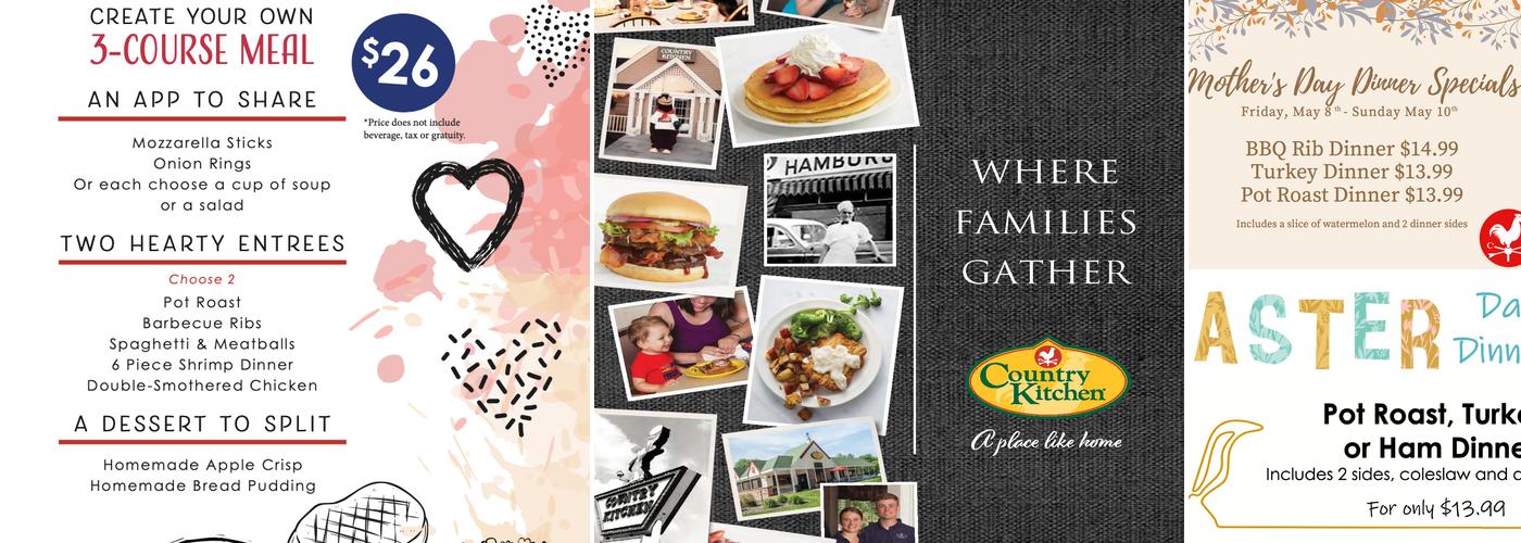 Country Kitchen Restaurant Menu