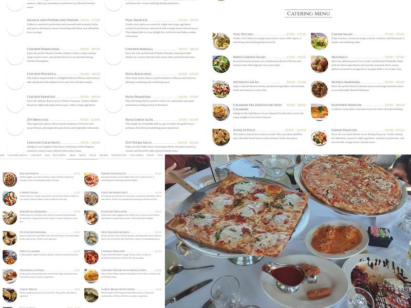 Bolzano Restaurant & Brick Oven Pizza Menu