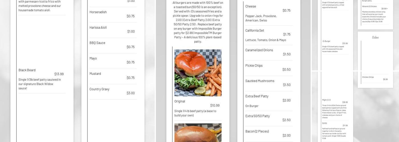 D-Spot Menu