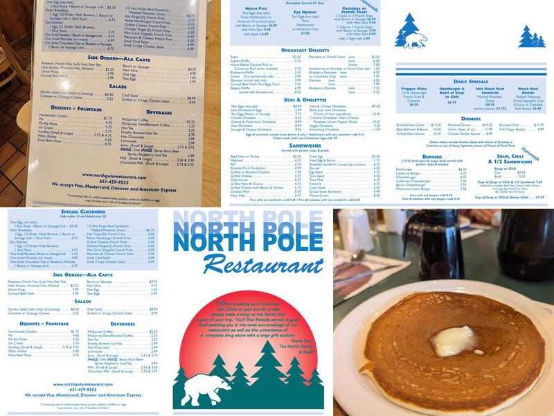 North Pole Restaurant Menu
