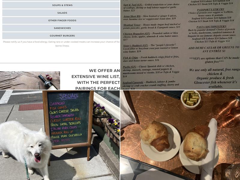 Passports Eatery and Wine Bar Menu