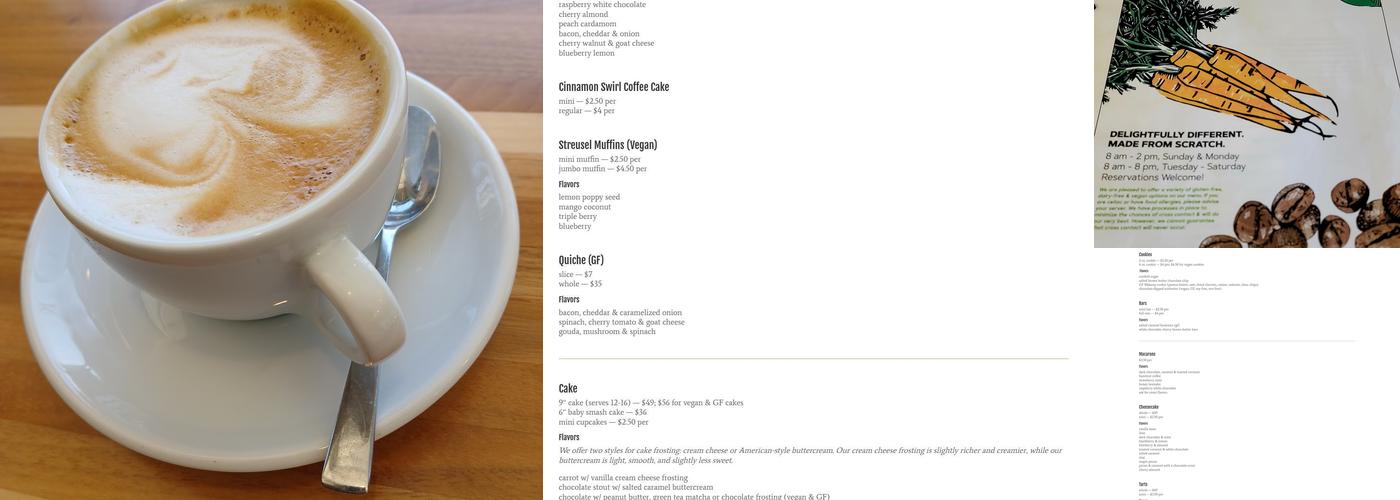 Jules' Bistro Menu