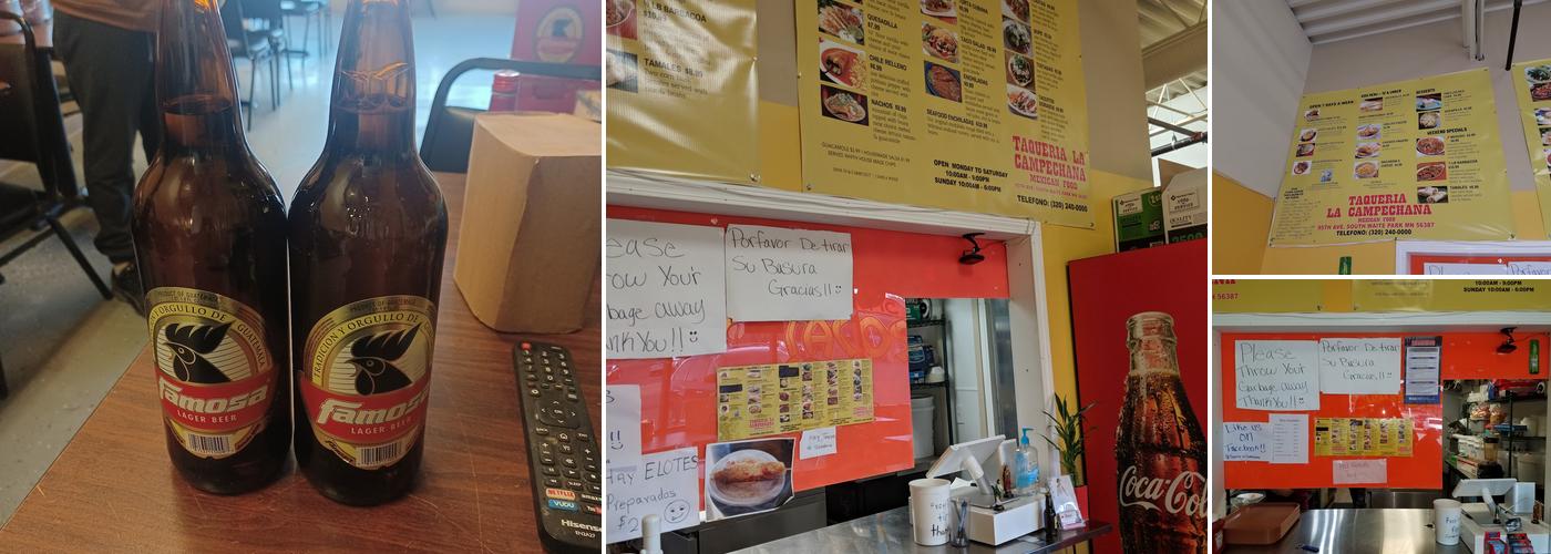 Taqueria La Campechana Menu