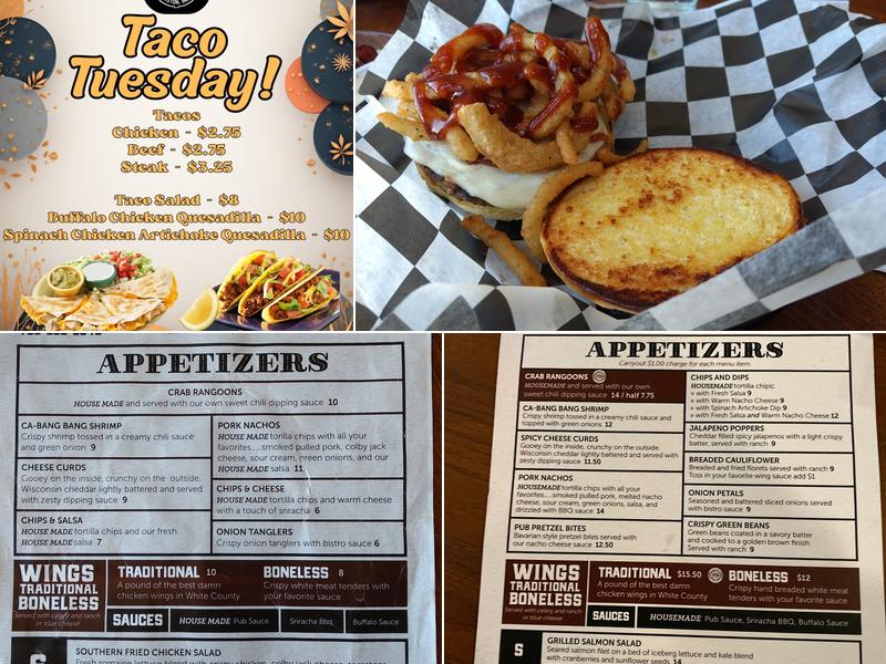 Jackson St Pub Menu