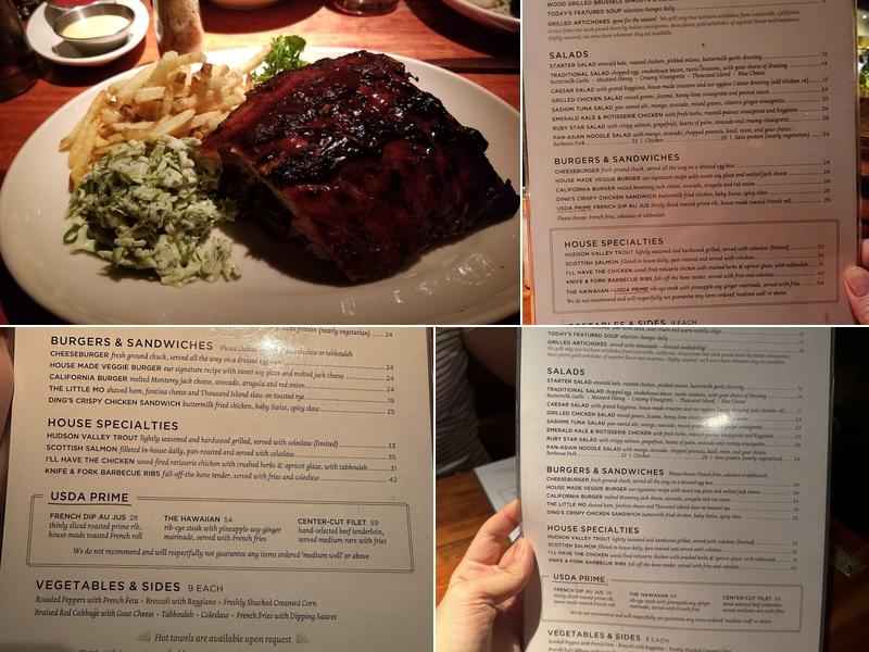Houston's Menu