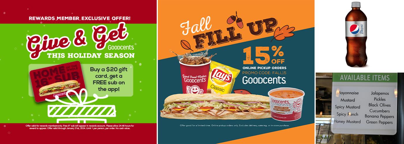 Goodcents Menu