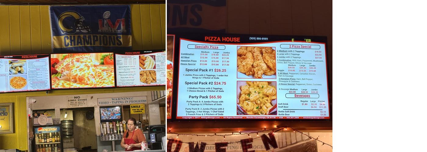 Pizza House Menu