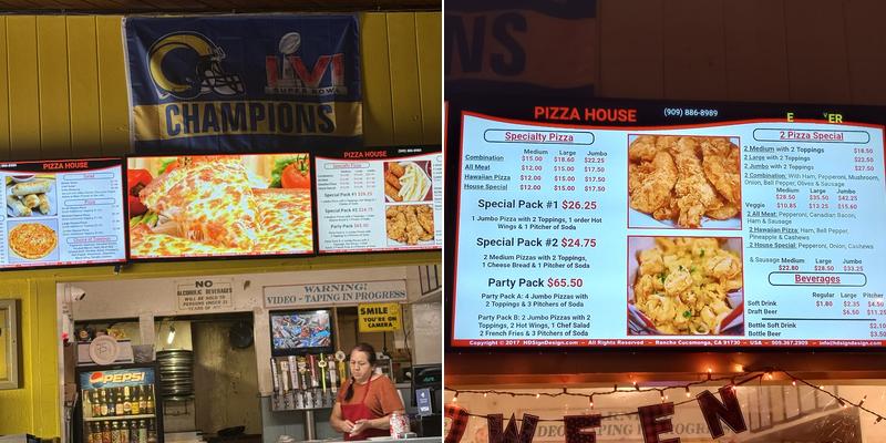 Pizza House Menu