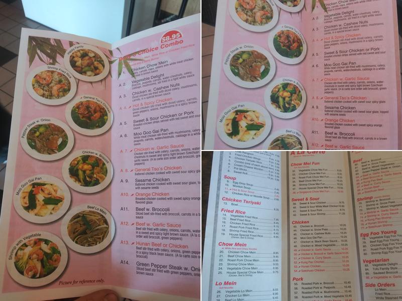 Egg Roll King Menu