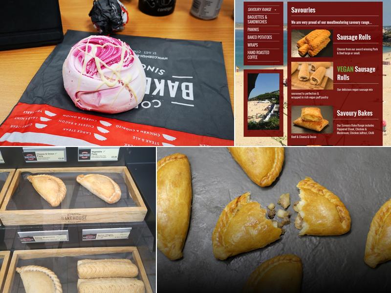 Cornish Bakehouse Menu