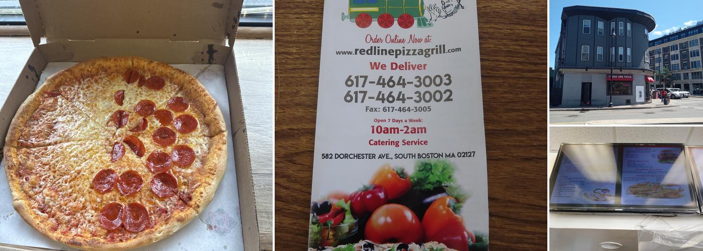 Red Line Pizza Menu