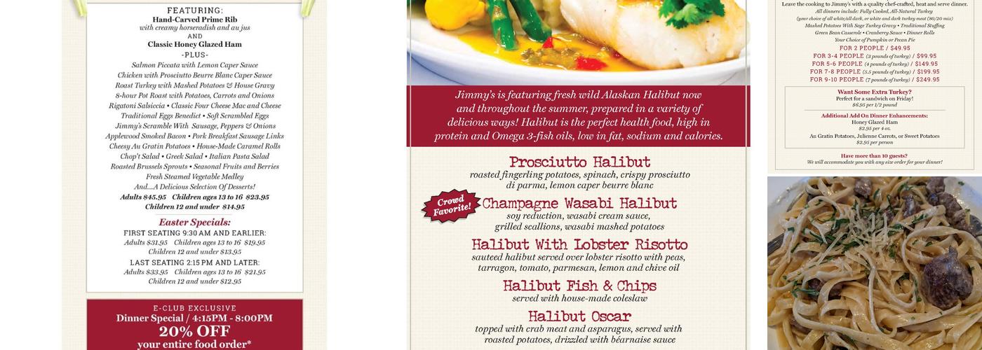 Jimmy's Kitchen and Bar Menu