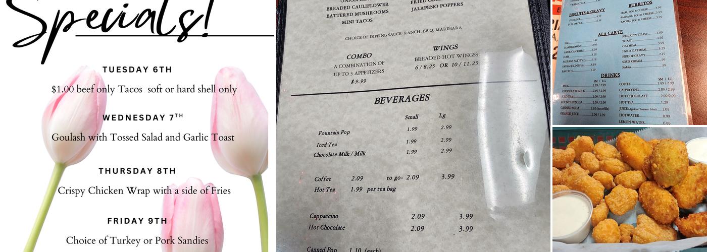 Andrea's Pizzeria and Grill Menu