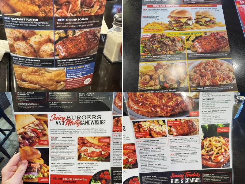 Ruby Tuesday Menu