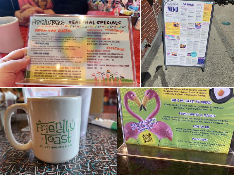 The Friendly Toast Menu