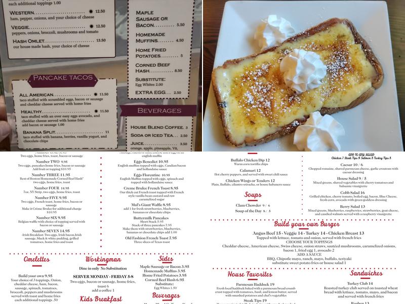 Amrheins Restaurant Menu