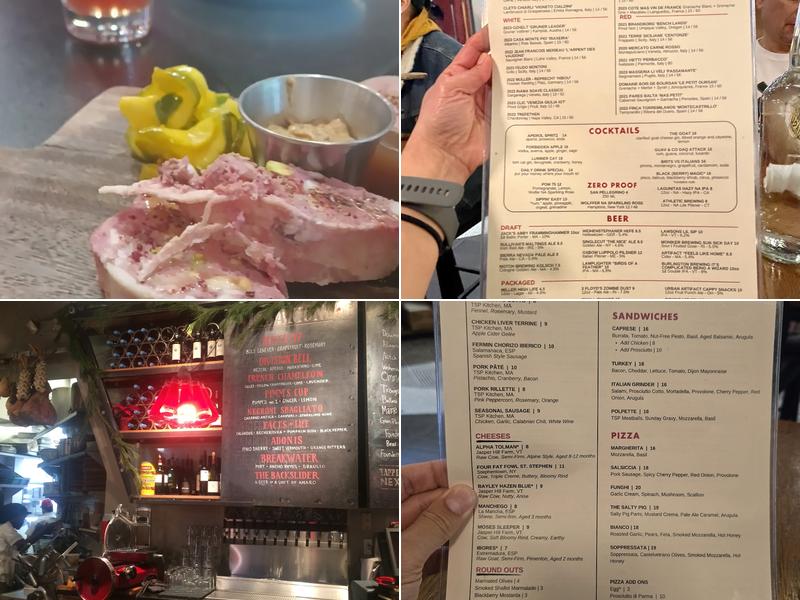 The Salty Pig Menu