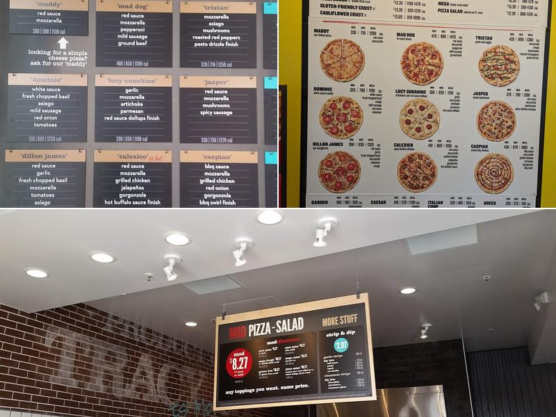 MOD Pizza Menu
