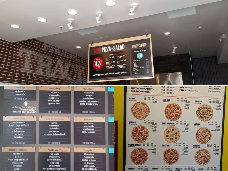 MOD Pizza Menu