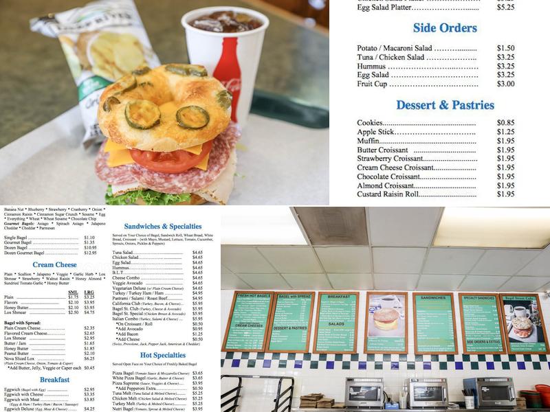 Bagel Street Cafe Menu